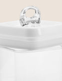 Square flip-tight food storage container 0.5L (British brand)