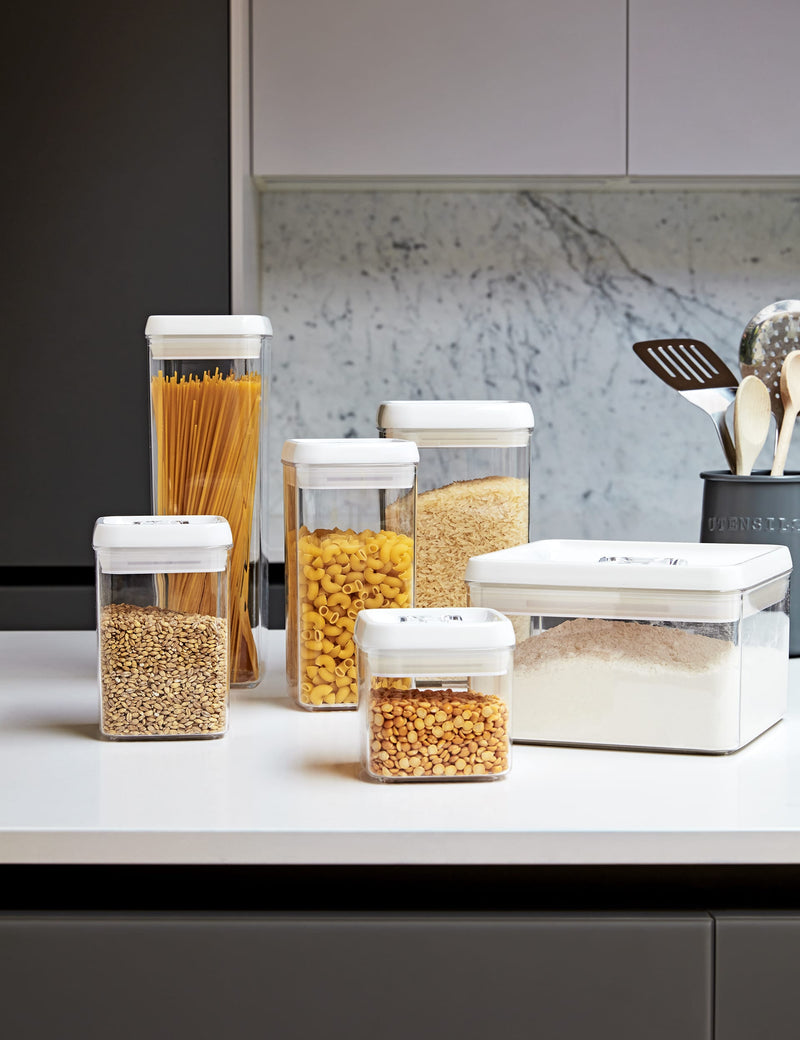 Square flip-tight food storage container 0.5L (British brand)