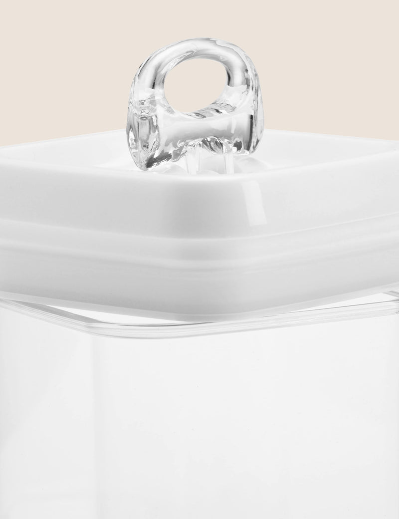 Square flip-tight food storage container 0.5L (British brand)