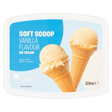 Crème glacée ASDA Soft Scoop saveur vanille 2 litres