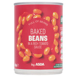 ASDA baked beans in rich tomato sauce 410g - British product