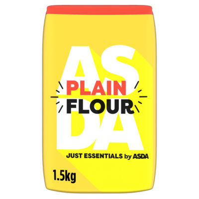 ASDA plain flour 1.5kg, UK version