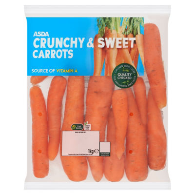 ASDA Crunchy & Sweet Carrots 1kg