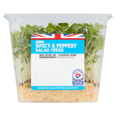 ASDA Spicy & Peppery Salad Cress Friskurt