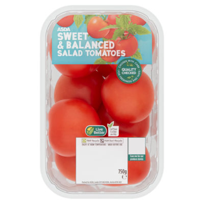 ASDA Sweet Balanced Salad Tomatoes 750g - British product