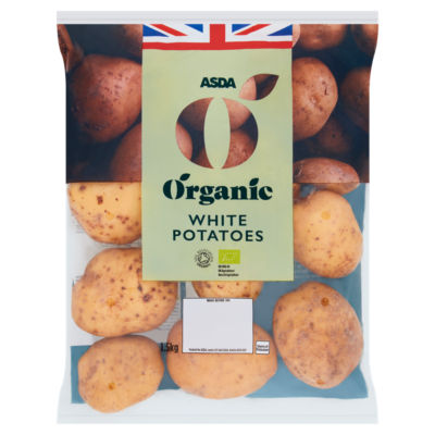 ASDA Bio-Weiße Kartoffeln Kochgemüse 1,5 kg