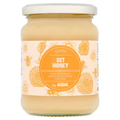 ASDA classic set honey 454g - British product