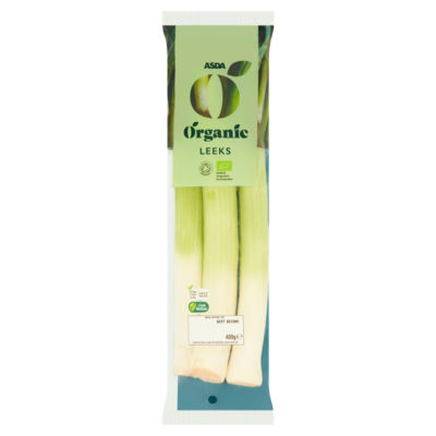 ASDA Organic Leeks 400g, UK version