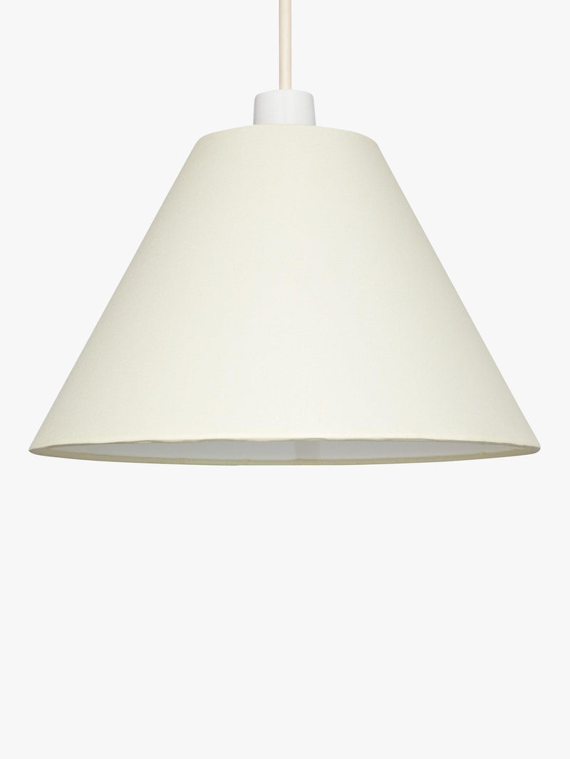 John Lewis Mimi Cone lampshade in cotton-polyester blend - British product
