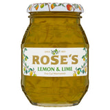 Rose's Lemon & Lime Fine Cut Marmalade 454g, imported from the UK