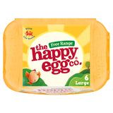 The Happy Egg Co free range eggs 6 large (British brand)