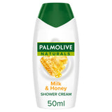 ASDA Palmolive Naturals Nourishing Delight Shower Milk with Honey & Moisturising Milk Body Wash 50 ml- Buy online at McGrocer