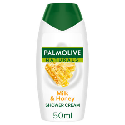Palmolive shower milk honey & moisturising milk 50ml, imported from the UK