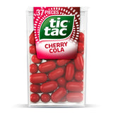 Tic Tac Cherry Cola mints 18g, imported from the UK