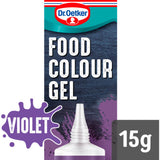 Dr Oetker violet food colour gel 15g tube, UK version