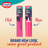 Dr Oetker pink food colour gel 15g tube, UK version