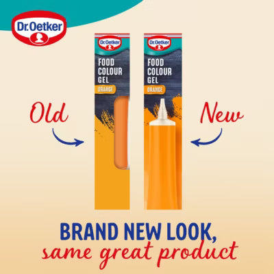 Dr. Oetker orange food colour gel 15g - British product