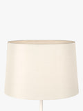 John Lewis Gemma tapered silk lampshade in oyster (British brand)