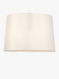 John Lewis Gemma tapered silk lampshade in oyster (British brand)
