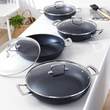 Le Creuset toughened non-stick glass lid for pots and pans, UK version