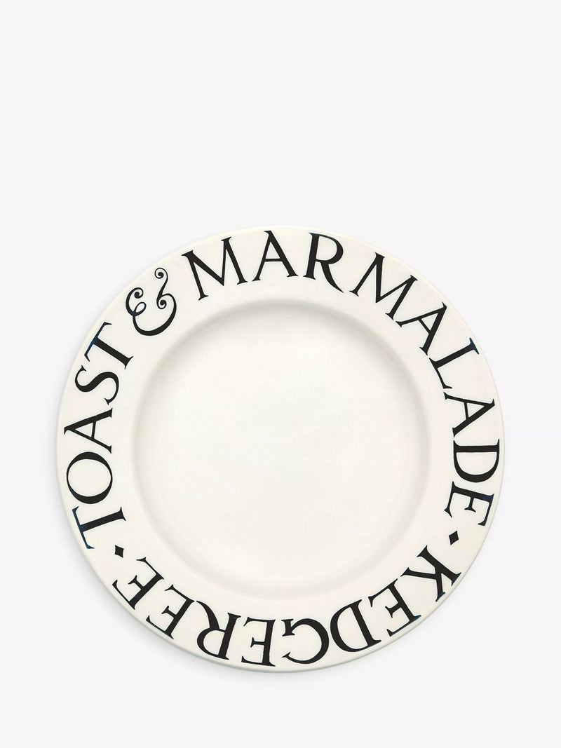 Emma Bridgewater Black Toast Marmalade side plate 21.5cm - British product