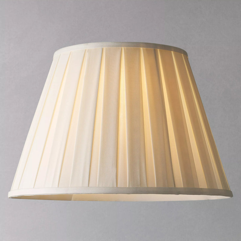 John Lewis Oratorio silk tapered lampshade, imported from the UK