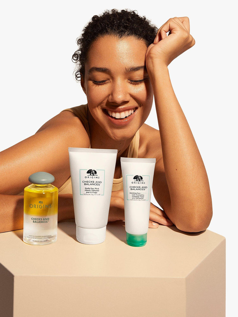 Origins frothy face wash for combination skin 150ml, imported from the UK