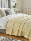 John Atkinson Merino Wool Blanket Winter White (British brand)