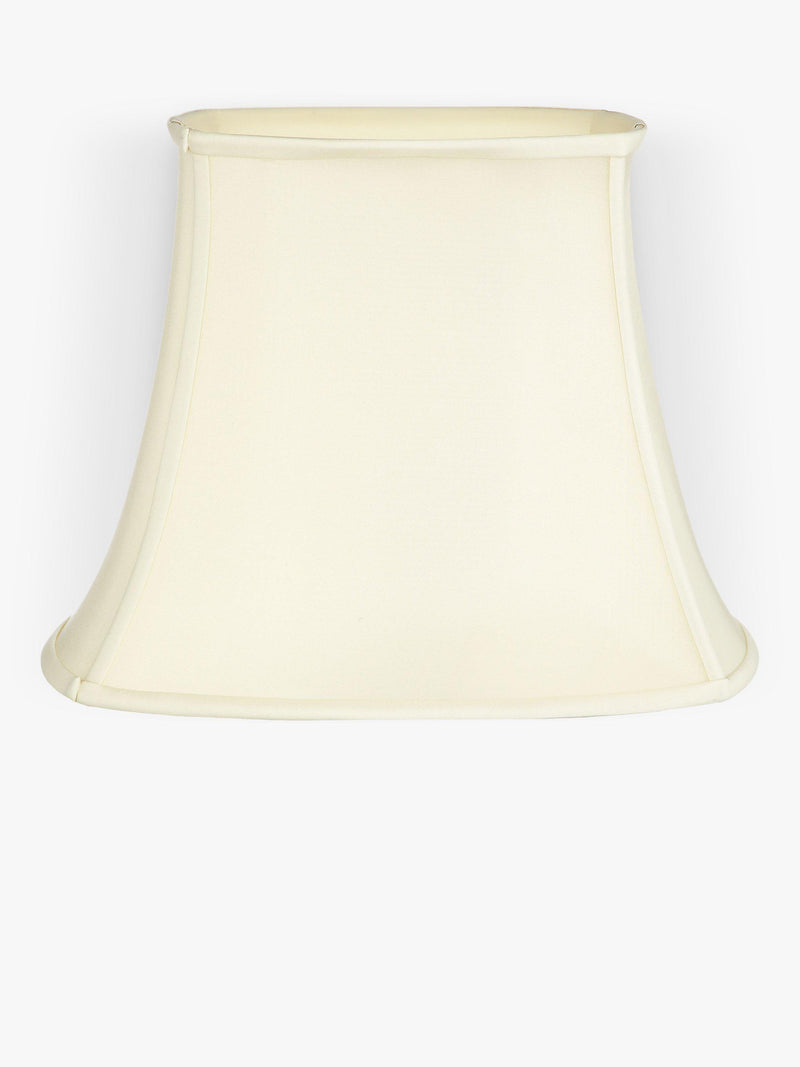 John Lewis silk bowed empire lampshade cream 50cm, UK version