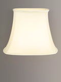 John Lewis silk bowed empire lampshade cream 50cm, UK version
