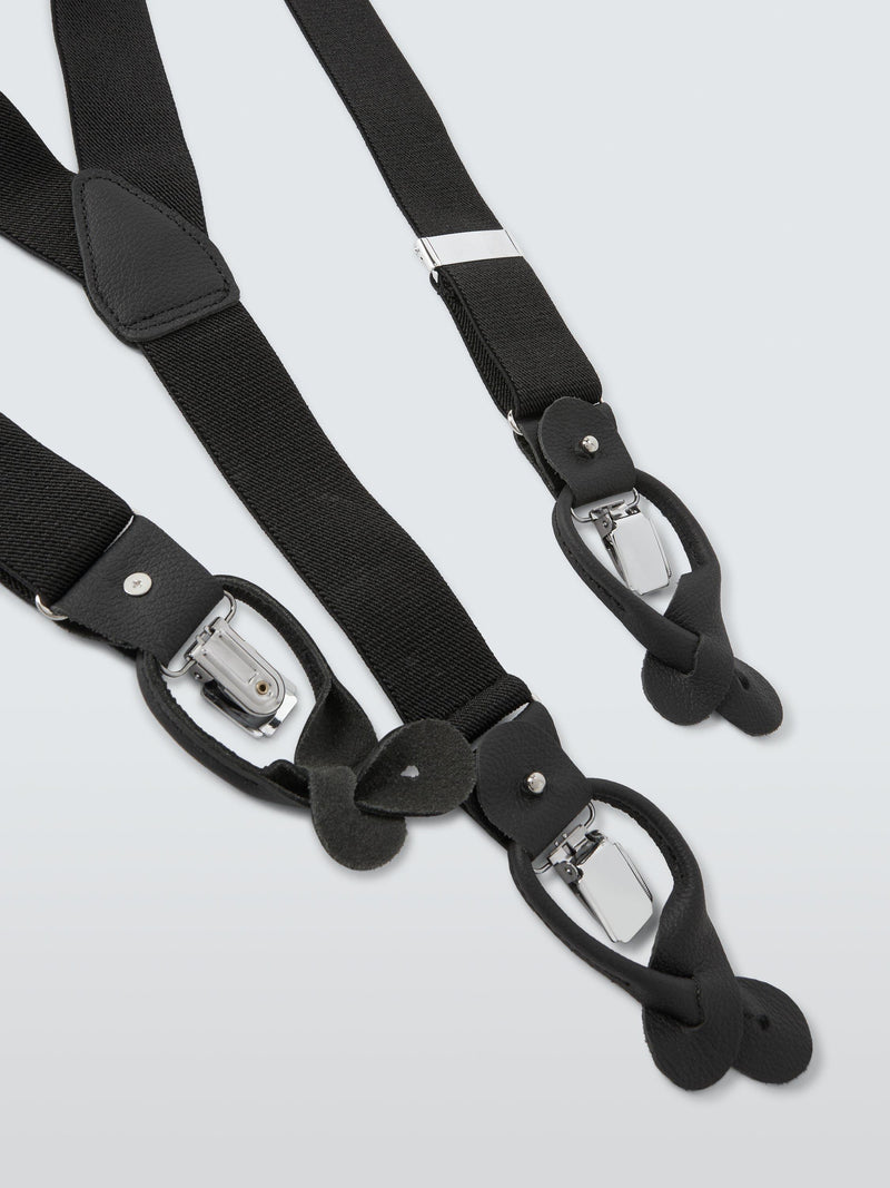 John Lewis black braces one size (British brand)