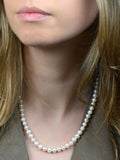 E.W Adams white pearl necklace 18 inch (British brand)