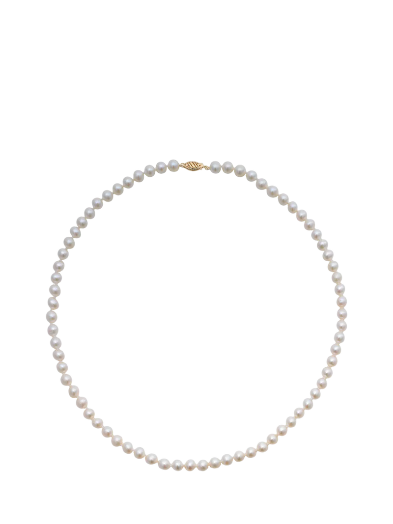 E.W Adams freshwater pearl necklace white 20 inches - British product