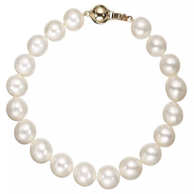John Lewis E.W Adams Freshwater Pearl Knotted 7.5 Inch Bracelet with Gold Clasp- Buy online at McGrocer
