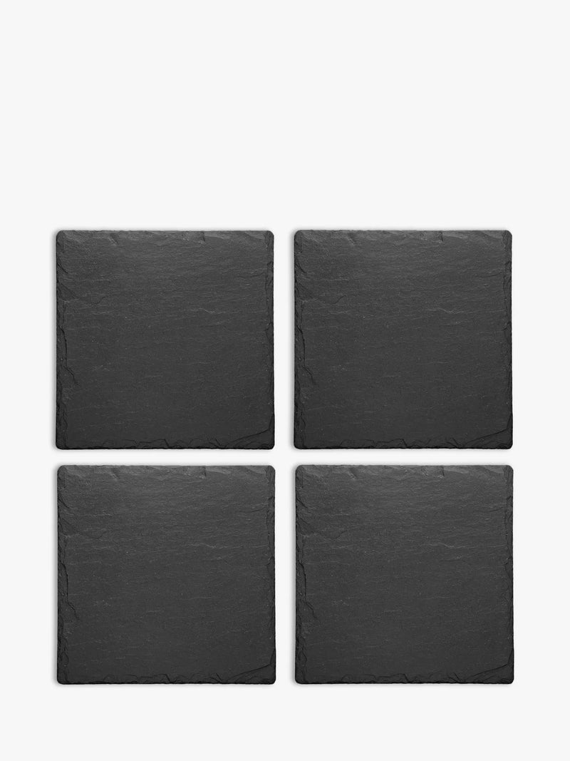 Selbrae House black slate coasters set of 4 - British product