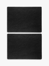 John Lewis Selbrae House Rectangular Slate Placemats Set of 2 Black- Buy online at McGrocer