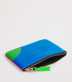 Comme des Garçons Super Fluo small leather pouch - British product