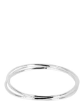 Andea Hammered Silver 3 Set Bangle