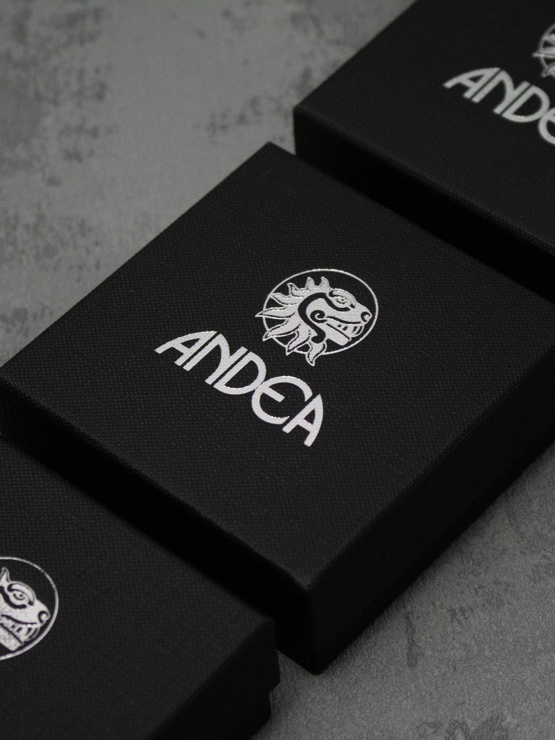 Andea open heart pendant necklace in solid sterling silver, UK version