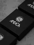 Andea open heart pendant necklace in solid sterling silver, UK version