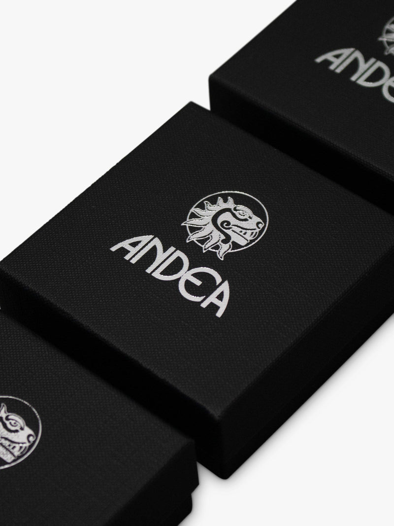 Andea silver hammered oval link bracelet 19cm, UK version