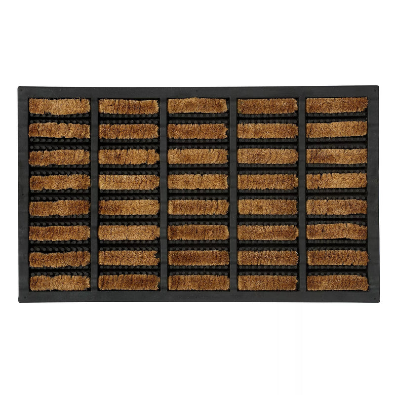 John Lewis rubber and coir scraper door mat 75x45cm - British product
