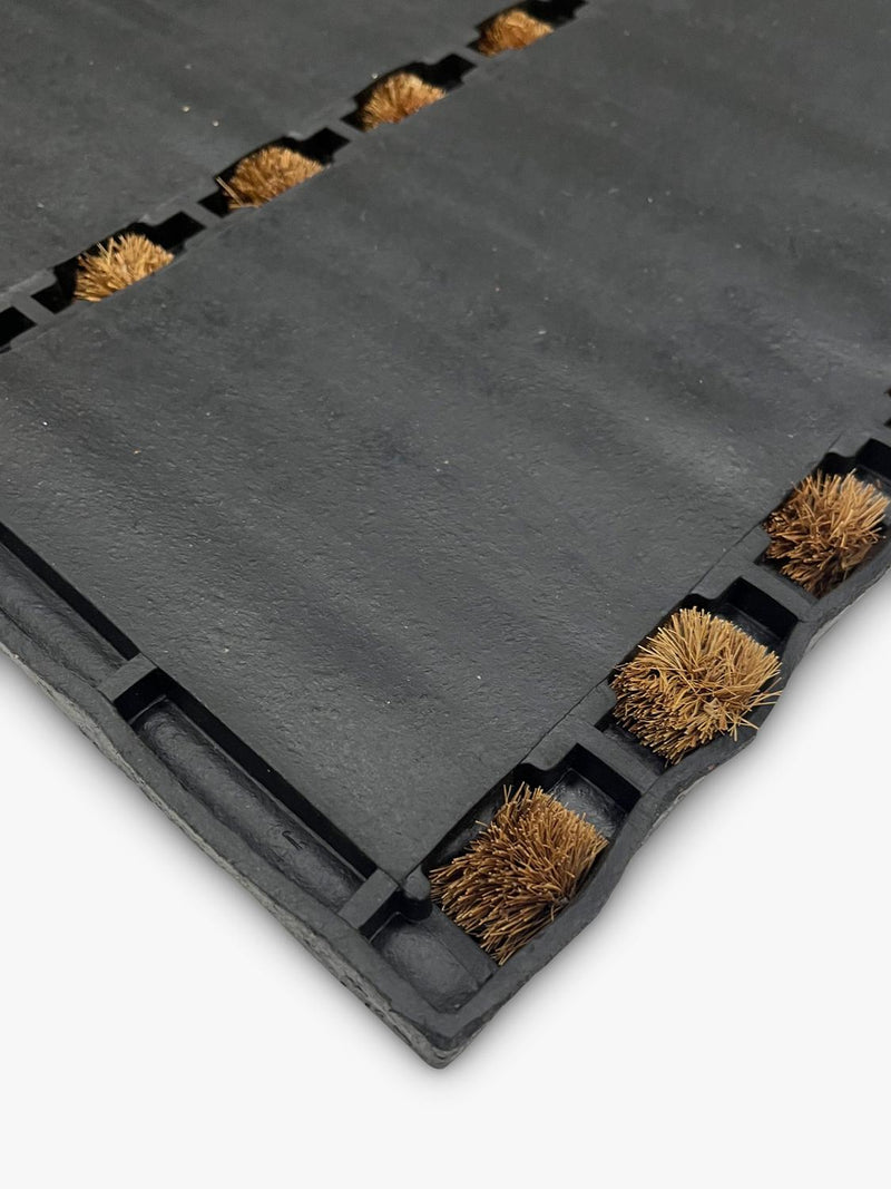 John Lewis rubber and coir scraper door mat 75x45cm - British product