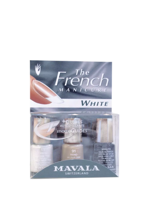 Mavala French Manicure White Nail Polish Set
