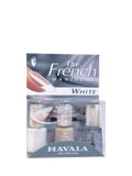 Mavala French Manicure White Set nail polish kit, imported from the UK