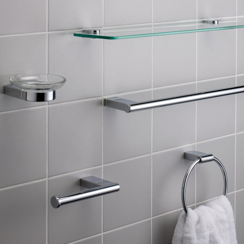 John Lewis Opus light pull chrome bathroom accessory (British brand)