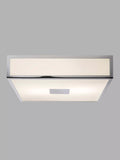 Astro Mashiko flush ceiling light chrome, imported from the UK