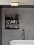 Astro Mashiko flush ceiling light chrome, imported from the UK