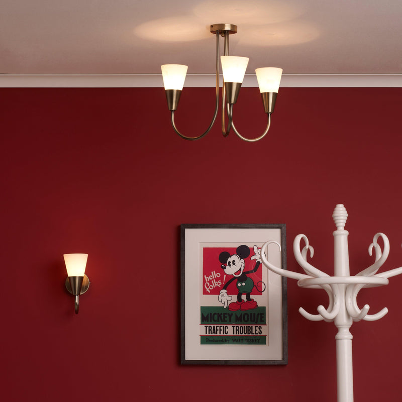 John Lewis Lulu 3 arm ceiling light - British product