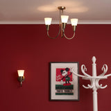 John Lewis Lulu 3 arm ceiling light - British product